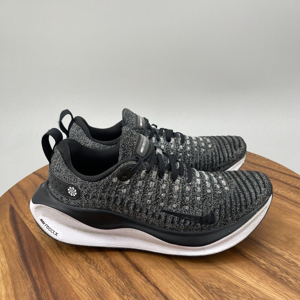 Nike Reactx Infinity Run 4 Shoes Womens Size 8 Black Running Comfort Walking Gym